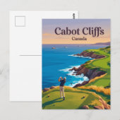 Cabot Cliffs Canada Briefkaart (Voorkant / Achterkant)