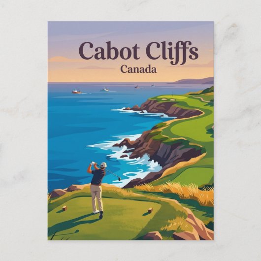 Cabot Cliffs Canada Briefkaart (Voorkant)
