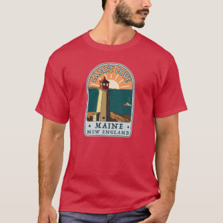 Cabot Cove Licht huis sticker boogmoord T-shirt