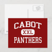 Cabot - Panthers - High School - Cabot Arkansas Briefkaart (Voorkant / Achterkant)