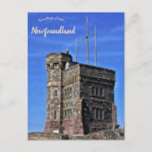 Cabot Tower Newfoundland Canada Briefkaart (Voorkant)
