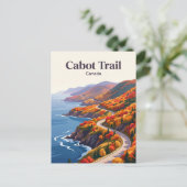 Cabot Trail Canada Briefkaart (Staand voorkant)