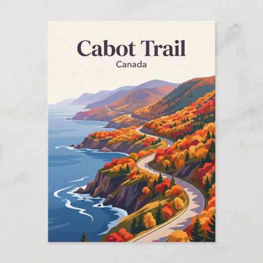Cabot Trail Canada Briefkaart (Voorkant)