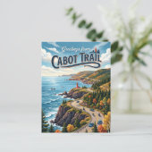 Cabot Trail Canada Briefkaart (Staand voorkant)