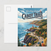 Cabot Trail Canada Briefkaart (Voorkant / Achterkant)