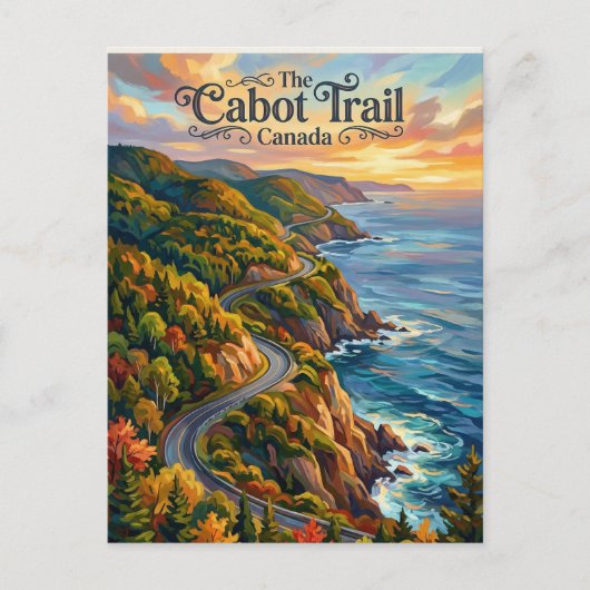 Cabot Trail Canada Briefkaart (Voorkant)