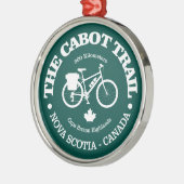 Cabot Trail (fietsen) Metalen Ornament (Links)