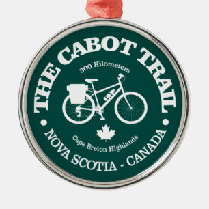 Cabot Trail (fietsen) Metalen Ornament