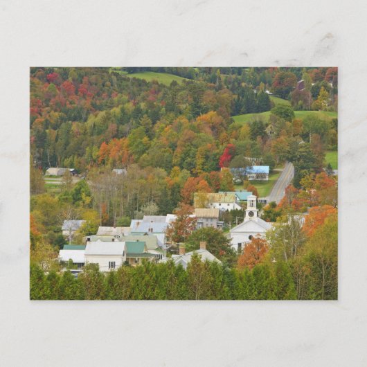 Cabot, Vermont in herfst. Noordoost-Koninkrijk. Briefkaart (Voorkant)