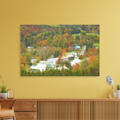 Cabot, Vermont in herfst. Noordoost-Koninkrijk. Canvas Afdruk (Insitu (Woonkamer))