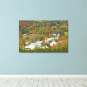 Cabot, Vermont in herfst. Noordoost-Koninkrijk. Canvas Afdruk (Insitu (Houten vloer))