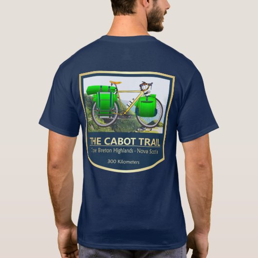 Cabotrail (fiets2) t-shirt (Achterkant)