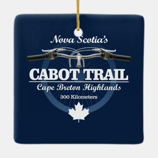 Cabotrail (H2) Keramisch Ornament (Achterkant)