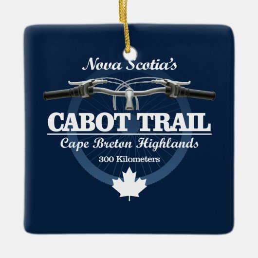 Cabotrail (H2) Keramisch Ornament (Voorkant)