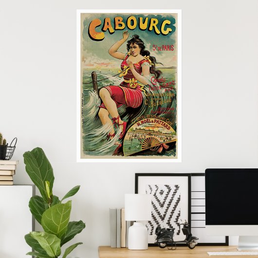 Cabourg Paris Frankrijk Poster (Thuiskantoor)