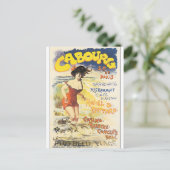 Cabourg Vintage Travel Poster Briefkaart (Staand voorkant)