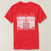 Cabover klassieke jaren 1980 Amerikaanse vrachtwag T-shirt (Design voorkant)