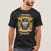 CABRERA-naam, CABRERA-familienaam crest T-shirt (Voorkant)