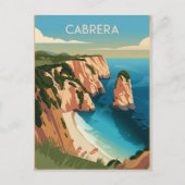 Cabrera Spanje Vintage Briefkaart (Voorkant)