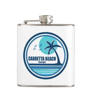 Cabretta Beach Georgia palmvogels Heupfles