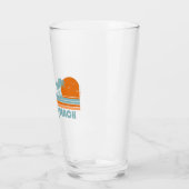 Cabretta Beach Sapelo Georgia Sun Palm Tree Glas (Links)