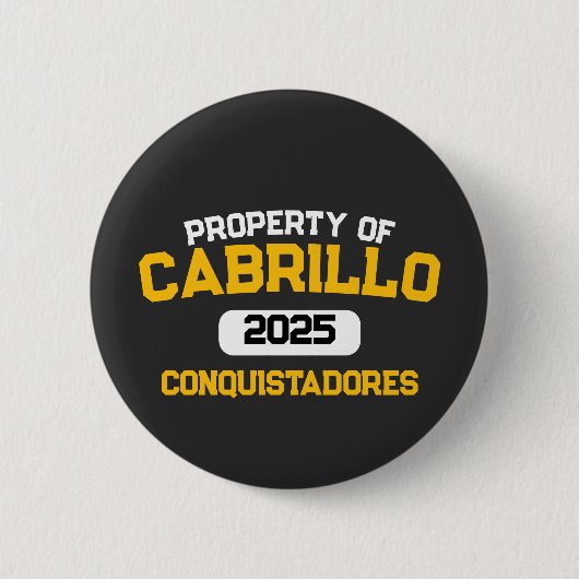 Cabrillo Library Hoodie Ronde Button 5,7 Cm (Voorkant)