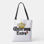 Cabrona extra boodschappentas tote bag (Achterkant)