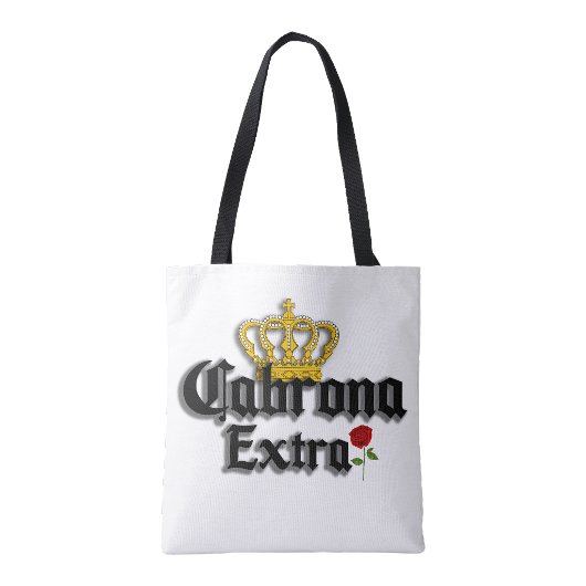 Cabrona extra boodschappentas tote bag