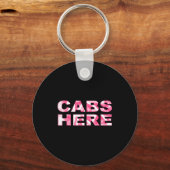 Cabs Here Gym Tan Laundry New Jersey Gtl Garden  Sleutelhanger (Voorkant)