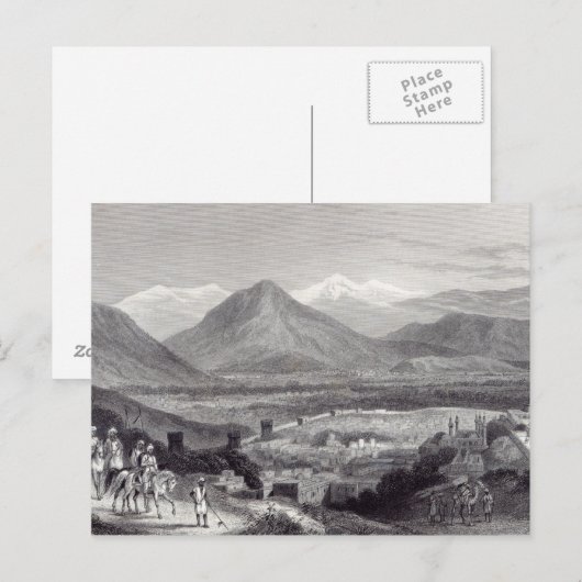 Cabul van de Bala Hissar Briefkaart (Voorkant / Achterkant)