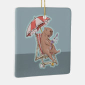 CABYBARA HOLIDAY KERAMISCH ORNAMENT (Rechts)