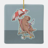 CABYBARA HOLIDAY KERAMISCH ORNAMENT (Achterkant)