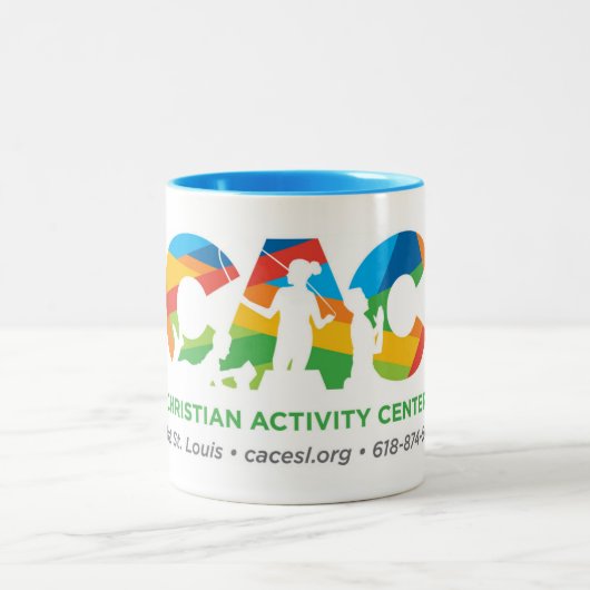 CAC-Mok Tweekleurige Koffiemok (Center)
