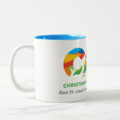 CAC-Mok Tweekleurige Koffiemok (Links)