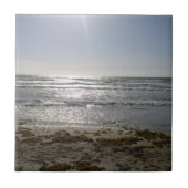 Caca Beach Sunrise Ceramic Tile Tegeltje (Voorkant)