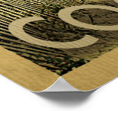 Caca Beach Vintage Travel Poster (Hoek)