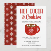 Caca Cookies Snowflakes Holiday Kerstfeest Kaart (Voorkant / Achterkant)