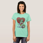 Caca-dames T-Shirt (Voorkant volledig)