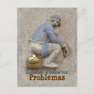 Caca de Oro ~ Tarjeta Postal/Invitación Briefkaart