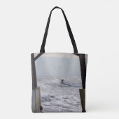 Caca Surfing Tote Bag (Achterkant)