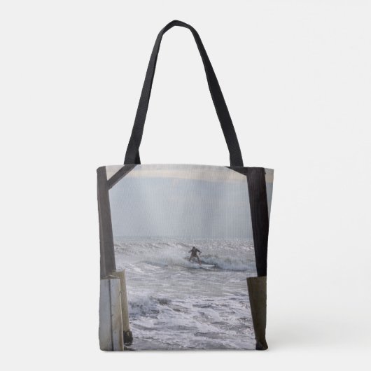 Caca Surfing Tote Bag (Achterkant)