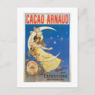 Cacao Arnaud  Chocolate Drink en kunst Briefkaart