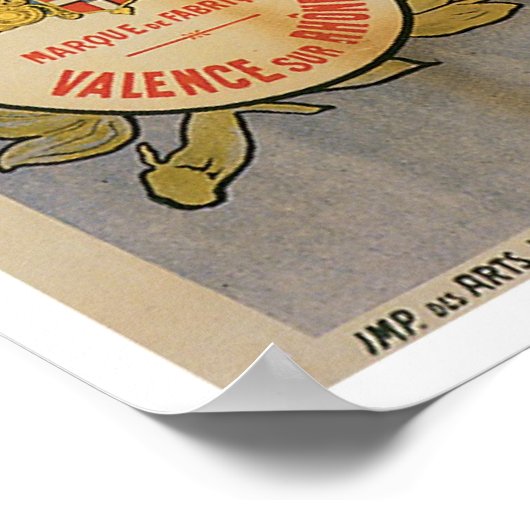 Cacao Arnaud Chocolate Drink en kunst Poster (Hoek)