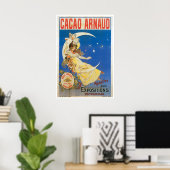 Cacao Arnaud  Chocolate Drink en kunst Poster (Thuiskantoor)