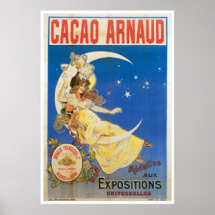 Cacao Arnaud  Chocolate Drink en kunst Poster