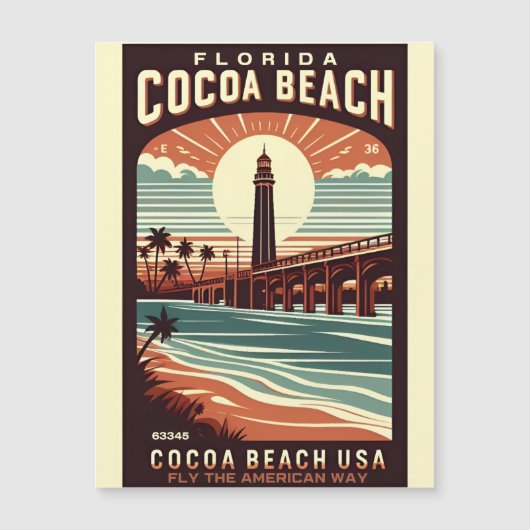 Cacao Beach City Florida kustlijn geschenken (Voorkant)