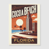 Cacao Beach City Florida kustlijn geschenken (Voorkant)