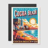 Cacao Beach City Florida kustlijn geschenken (Voorkant / Achterkant)