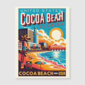 Cacao Beach City Florida kustlijn geschenken (Voorkant)