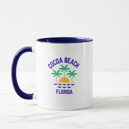 Cacao Beach Florida Coffee Mok (Links)